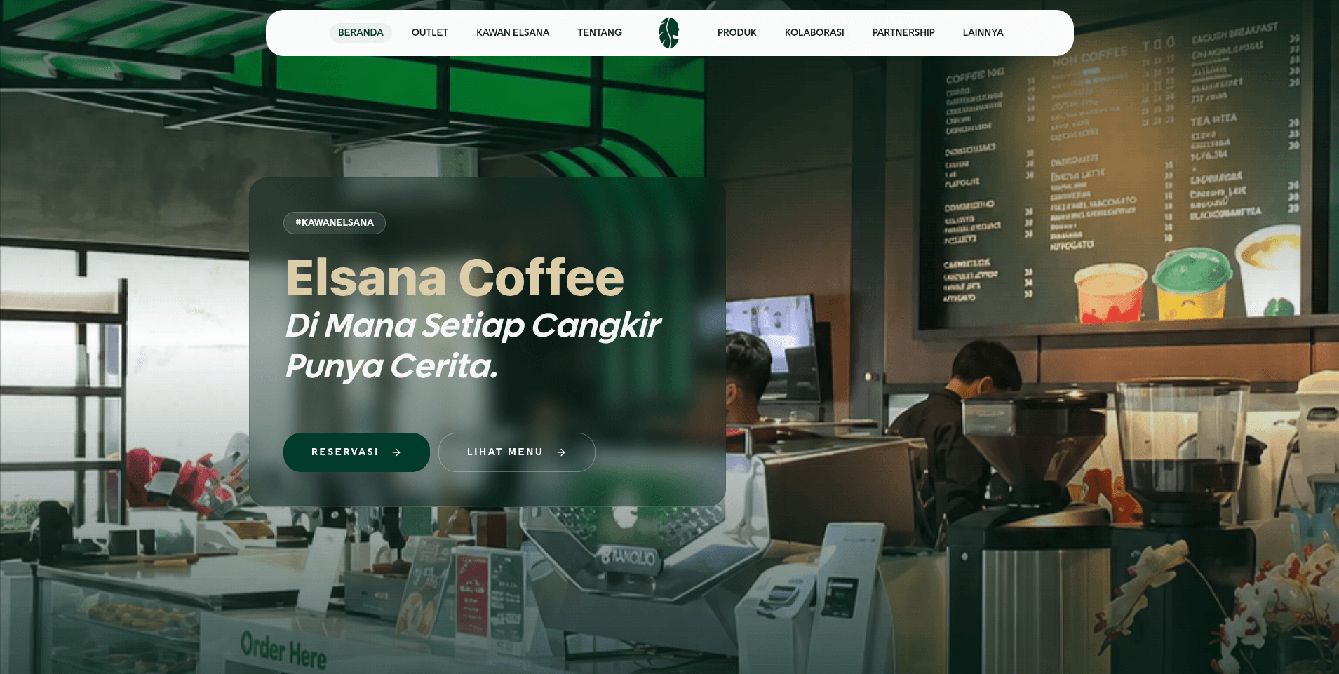 Elsana Coffee - Multi-Branch Coffee Brand Website